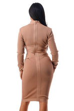 Load image into Gallery viewer, Long Sleeve Bandage Dress