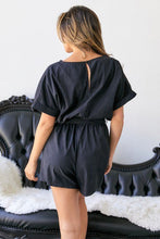Load image into Gallery viewer, Short Sleeve Button Romper