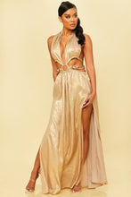 Load image into Gallery viewer, Golden Maxi Dress