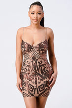 Load image into Gallery viewer, Sequined Damask Mini Dress