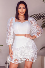 Load image into Gallery viewer, Lily White Lace Set
