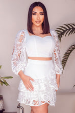 Load image into Gallery viewer, Lily White Lace Set
