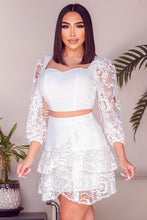 Load image into Gallery viewer, Lily White Lace Set
