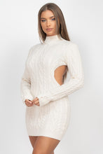 Load image into Gallery viewer, Open Back Sweater Dress